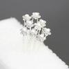 10 Stück Hochzeit Braut Perle Blume Kristall Haarnadeln Clips Brautjungfer Schöner Schmuck Hochsteckfrisur Dekor Frauen Kreative Geschenke Accessoire