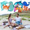 Shark/Crab/Whale/Shell/Sea Lion Ocean Animal Aluminum Foil Balloon  Festival Celebration