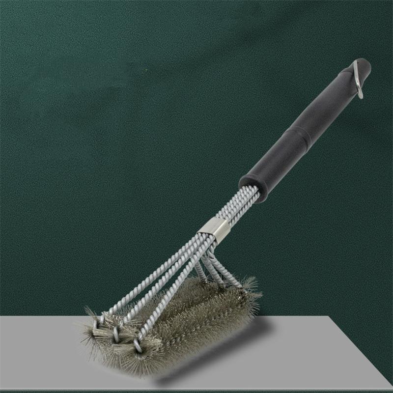 Szczotka do grilla BBQ i skrobak Zestaw do grillowania Szczotka do czyszczenia grilla Narzędzia ze stali nierdzewnej Włosie druciane Akcesoria kuchenne Gadżety