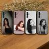Anne Hathaway Phone Case Black Silicone Soft For Samsung S25,S24,S21,S22,S23,S30,Ultra,S20,Plus,Fe,Lite
