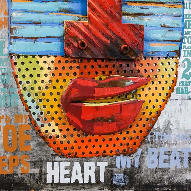 3D metal picture LOFT CUBISM 60x90