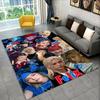 Fashion Kpop Felix Stray Kids Non-Slip Area Rug for Living Room,Bedroom,Playroom,Soft Carpet Floor Mat Home Decor Rug Kids Room