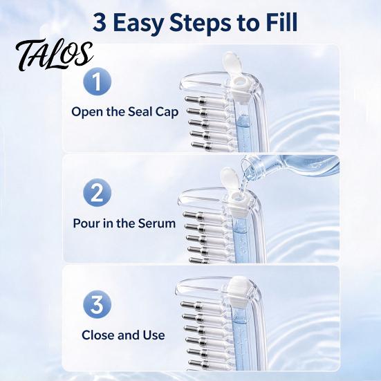 Scalp Applicator Comb 1/2Pcs Hair Oil Comb, Transparent Essence Dispenser Tool, Massage for Men Women Care Tool