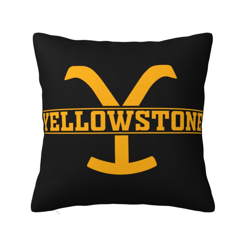 Housses de coussin Dutton Ranch Yellowstone Oreiller doux de luxe pour voiture canapé