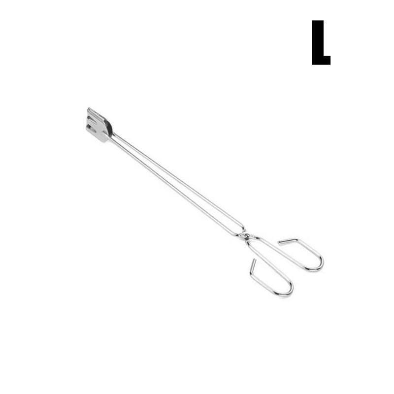 1/3 Multifunctional Grill Tongs Stainless Steel Grilled Food Clip    Vegetable Meat Charcoal Tongs Outdoor Convenient BBQ Tools