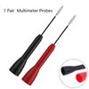 Pack of 2 Multimeter Test Probes 1mm Diameter Pins Non Destructive Type for Use with 2mm Diameter Electrical Test Probes