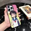 C-CITY Girls THE A-ANIMATION-cta Phone Case For iPhone 17,16,15,14,13,12,11 Plus,Pro Max,XS,Colored Silver Plated Inside Cover