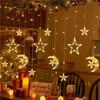 3.5m Ramadan Moon Star String Light Eid Mubarak LED Fairy Light Islamic Decor