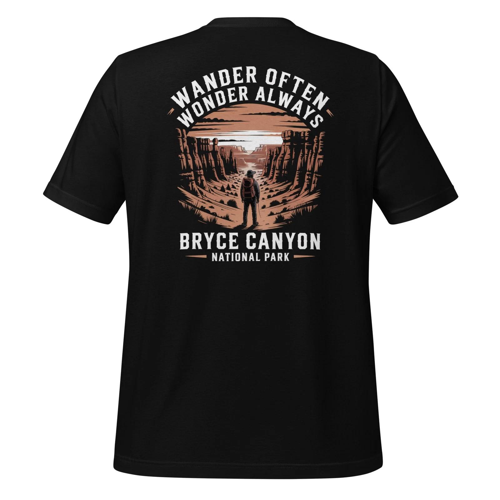 Bryce Canyon National Park Shirt Unisex Hiking Tee Adventure Nature Graphic Top M