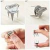 2pcs Pottery Glaze Tool, Fingertip Dip Glaze Clip, Stainless Steel Glaze Clip, DIY Teacup Clip