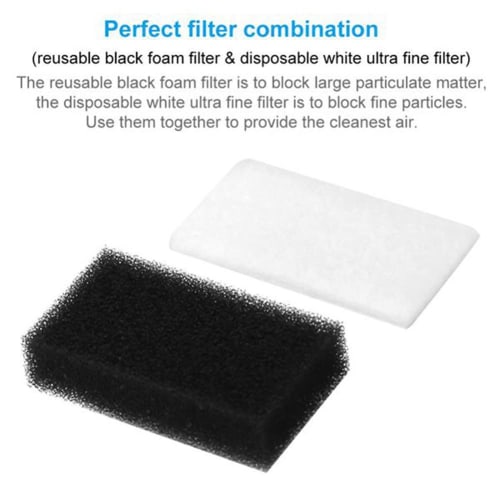 30 Premium Foam and Ultra-Fine Filters for CPAP Filters, M Series