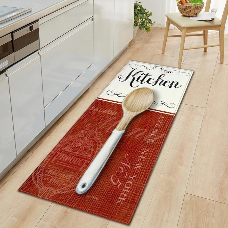 Kitchen Mat Home Entrance Doormat Living Room Bedroom Balcony Floor Decoration Carpet House Hallway Door Bath Anti-slip Foot Rug