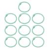 10Pcs Loose Leaf Binder Rings Book Hoops Metal Flash Card Book Binding Rings for Key Chain Index Card Scrapbooks Office Supplies