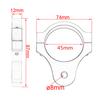 45mm CNC Motorrad Lenkungsdämpfer Stabilisator Halterung Gabelmontage Klemmenhalter