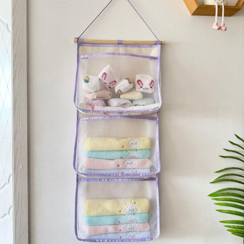 Ins Dekorative Hängende Aufbewahrungstasche Nordisch Vierlagig Kinderzimmer Unterwäsche Socken Puppe Haaraccessoires Aufbewahrungstasche Organizer