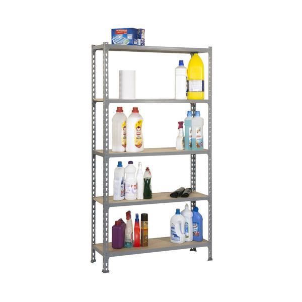 Kancelářský nábytek - SIMON RACK - KIT MADERCLICK MINI - Tmavě šedá - 1800x800x400mm - Snadná montáž