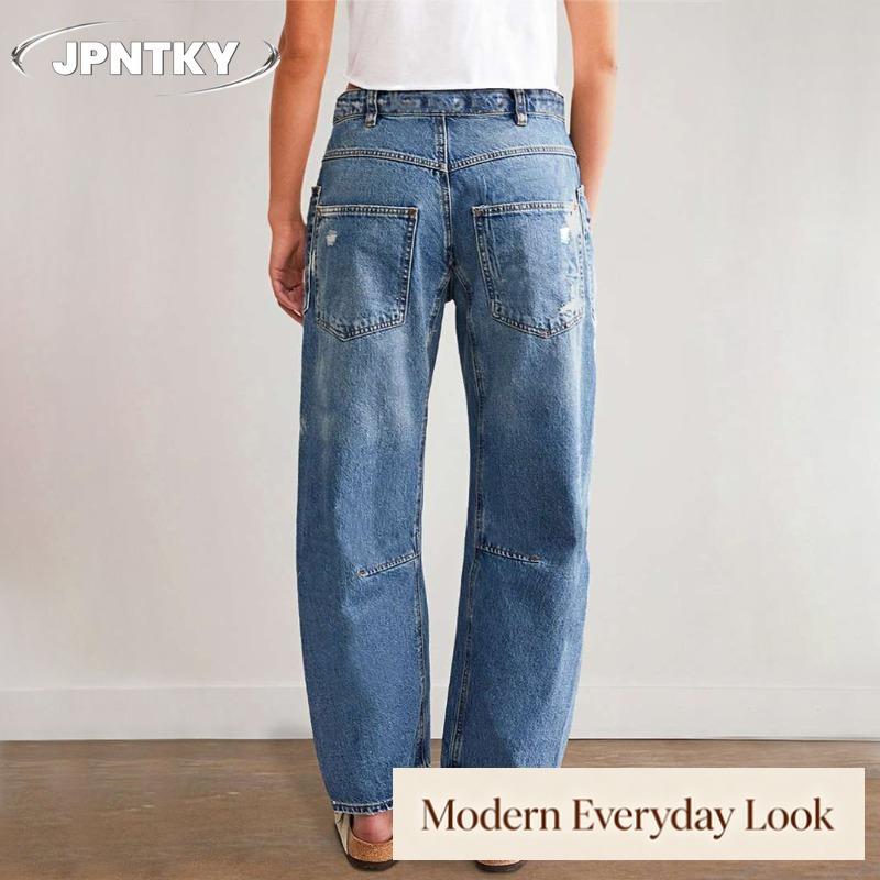 JPNTKY Women's Fashion Casual Solid Color Print Pants & Capris