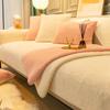 Rabbit Plush Sofa Cushion Thickened Warm Four Seasons Universal Sofa Cover New Nordic Plush Cover Cloth Towel