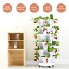 5-Layer Stackable Vertical Plant Flower Pots With Mobile Tray Growing Plant Container Gardening Planting Supplies Garden Tools