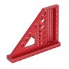 Woodworking   Protractor Aluminum Alloy Miter Triangular Ruler Multi Angle Layout Msuring Tool