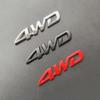 1Pc 3D Metal 4WD Logo Car Rear Trunk Side Fender Emblem Badge Stickers Decals