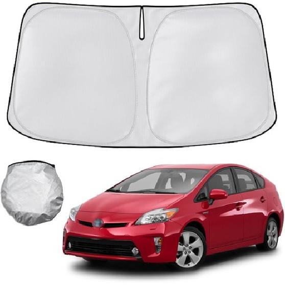 Windshield Sun Shade Foldable Sunshade Compatible for 2010-2015 Prius Hatchback