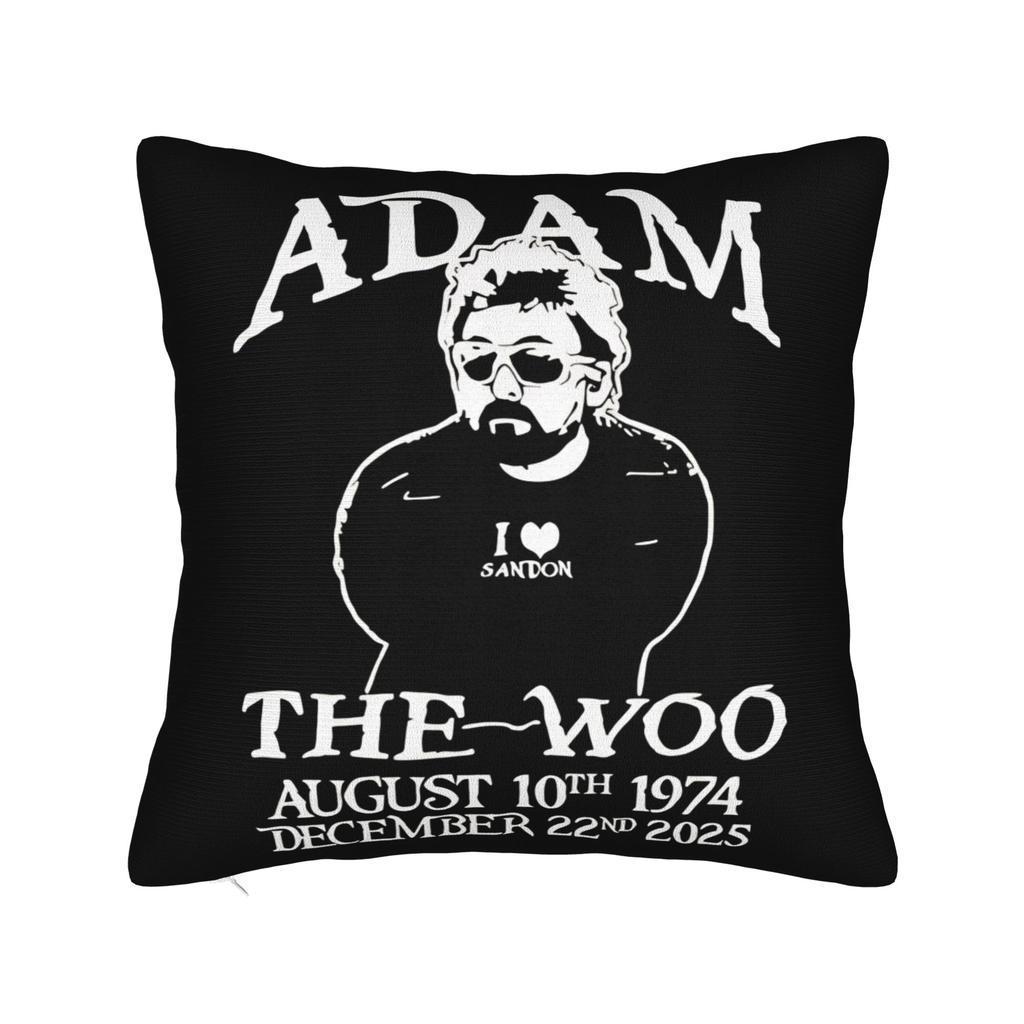 Woondecoraties Adam The Woo Herinnering 1974-2025 Ga Ergens Anders Heen om Het te Doen Kussenslopen Merchandise Kussenhoes Rits Meerdere Maten