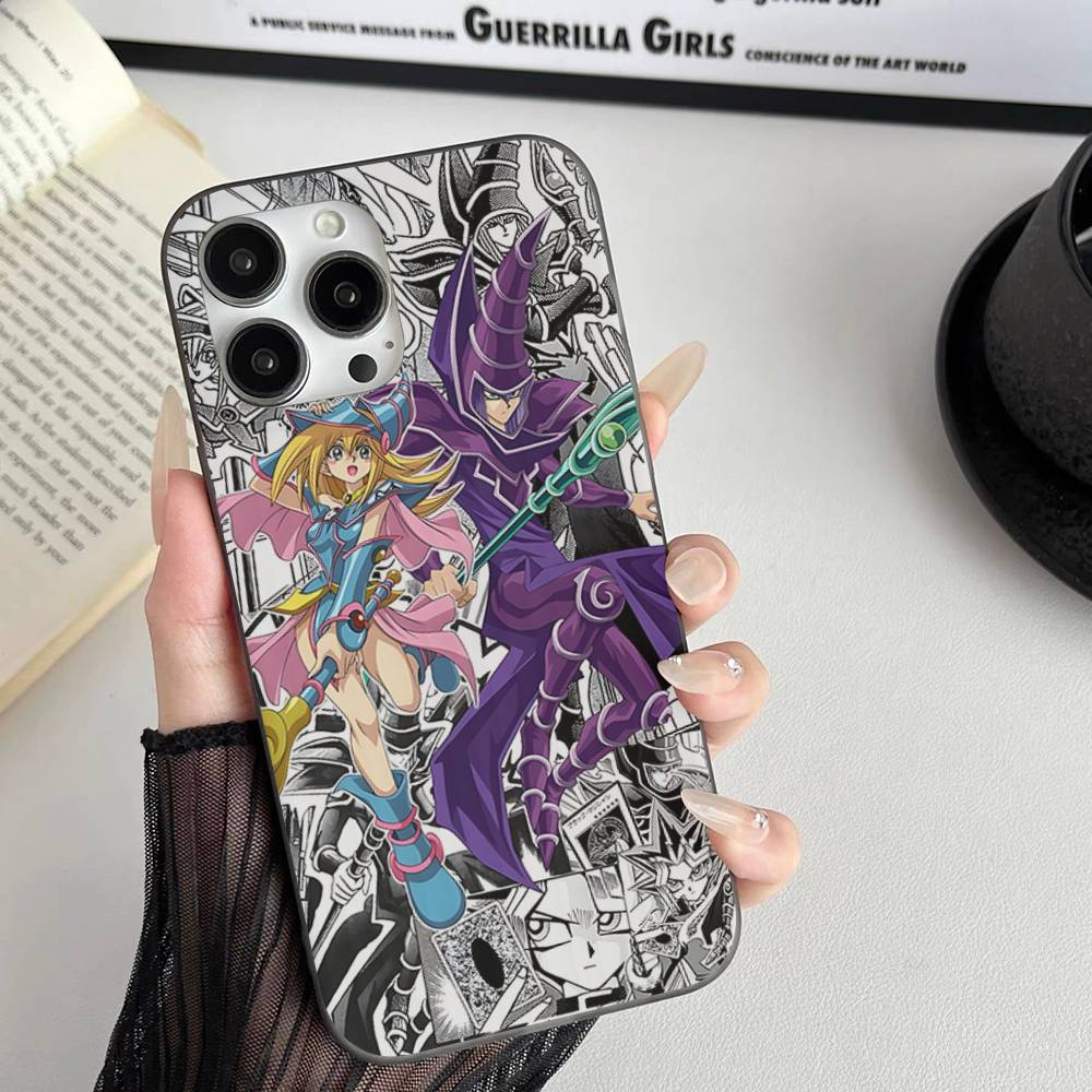 Amine Yu Gi Oh Classic Soft Corrugated Transparent Phone Case For IPhone 17 15 16 11 12 13 14 Pro Max Plus Pro