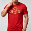 Soft Cotton Male Tshirt Classic Vintage Jiujitsu Pattern Bjj Lover Training Wear Comfort Oneck Basic Cotton Tee Top