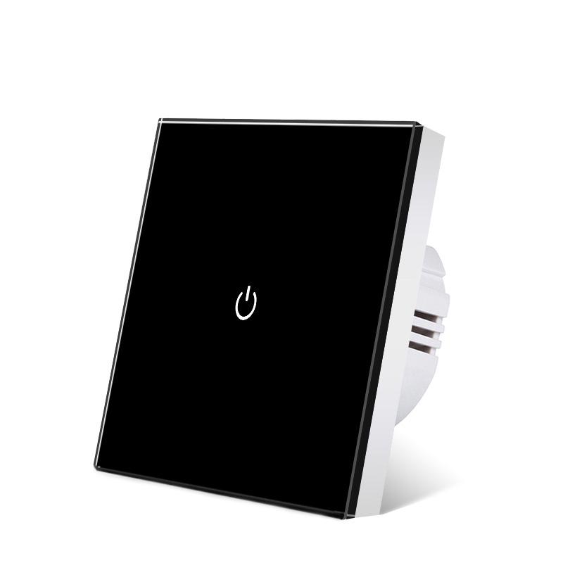 Europäischer Standard Gehärtetes Glas Intelligentes Touch-Wandschalterpanel