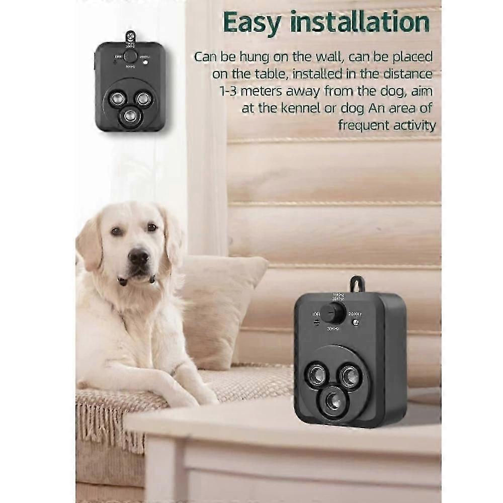 Barkbuz Anti Bark Device,Qinux Barkbuz for Dogs,Strobe Mode,25000-40000 Hz
