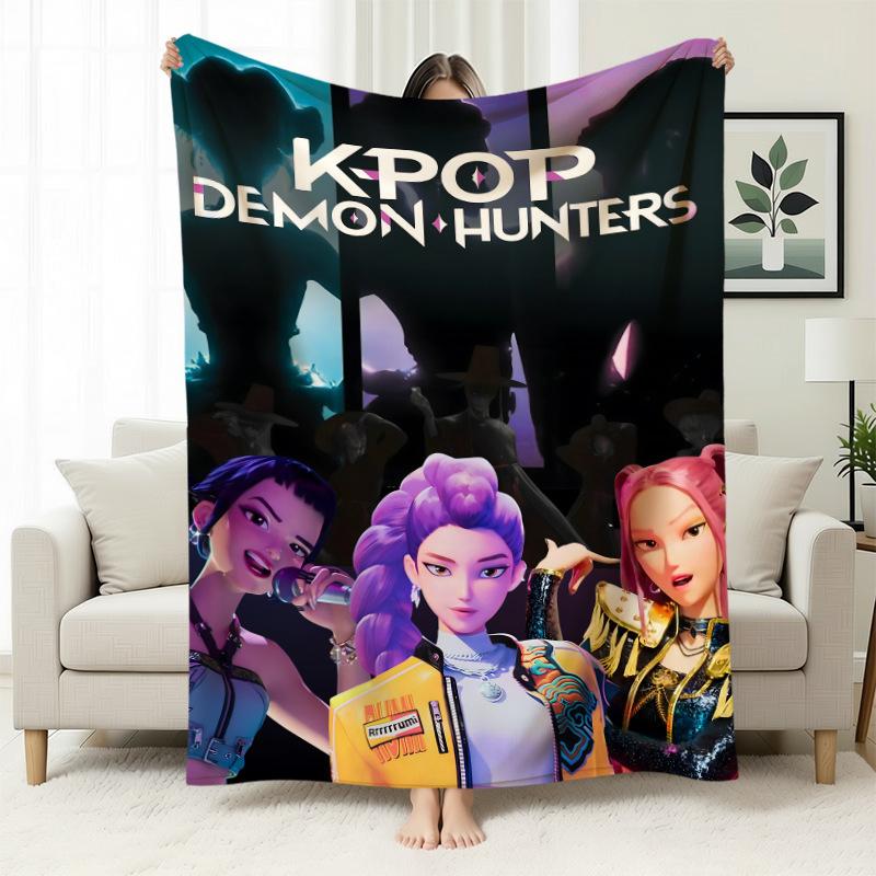 Temu Blanket Kpop Witch Hunters Blanket Flannel Blanket Office Home Sofa Blanket Nap Blanket