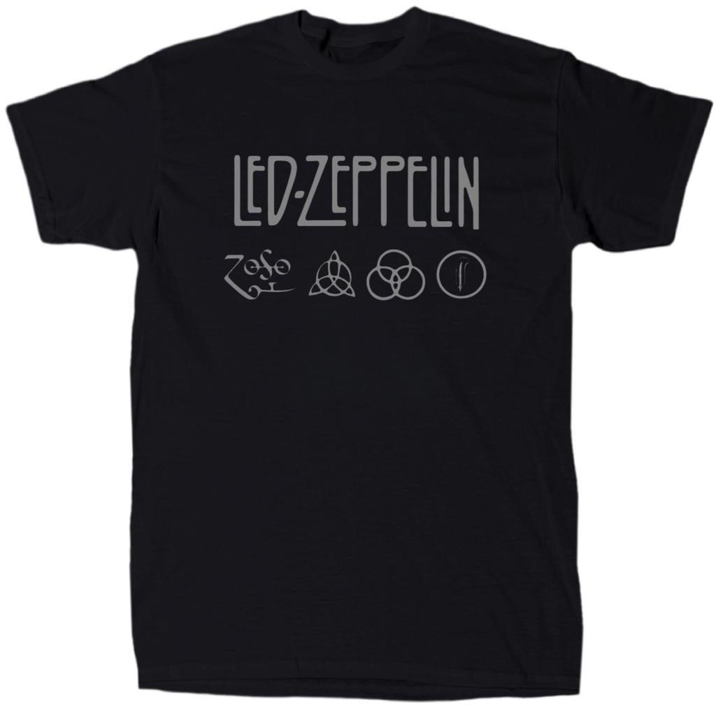 Led Zeppelin T-Shirt | Men's | Gift | Band | Crew | Cotton