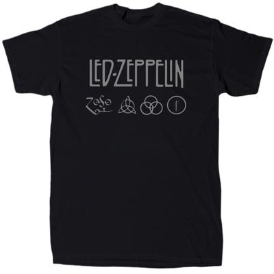 Led Zeppelin T-Shirt | Men's | Gift | Band | Crew | Cotton