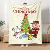 Peanuts Christmas Celebration Blanket Soft Throw Blanket For Home Bedroom Bed Sofa Travel Office Solid Christmas Blanket
