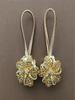 Magnetic Curtain Holdback Clips with Crystal Decor - Versatile Curtain Tieback Fasteners for Living Room, Office & Home Decor |