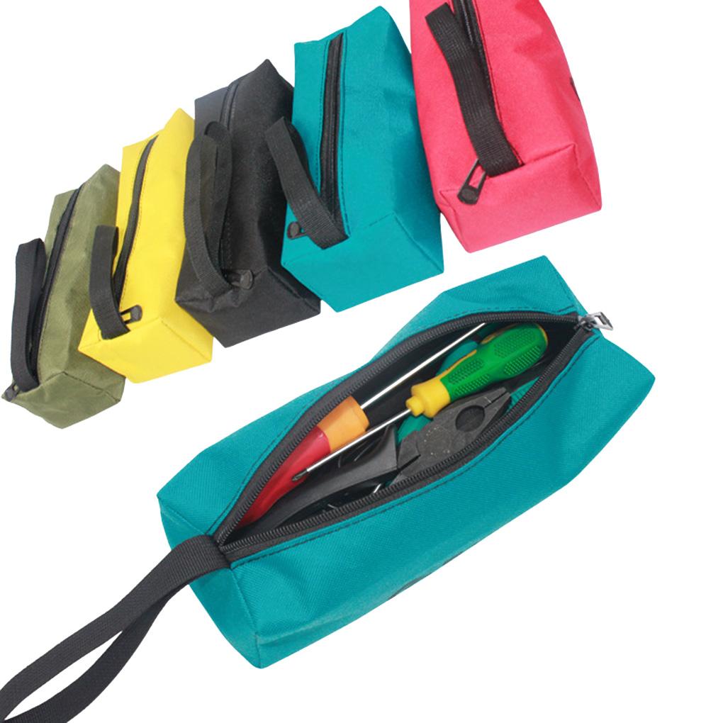 Newest Oxford Cloth Waterproof Storage Bag Screws Nails Drill Bit Organizer Pouch Hand Tool Pack