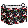 Large Capacity Christmas Storage Basket Cartoon Snowman Toys Organizer Box Laundry Hamper  Closet