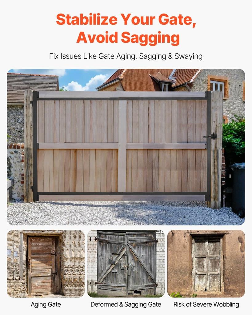 Gate Building Kit Fits 36 To 60 In Wide Openings 6 To 7 Ft High Fence