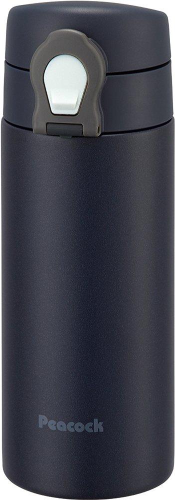 

Peacock One-Touch Mug Water Bottle, Insulated, 0.35L, Indigo, AMO-350 A