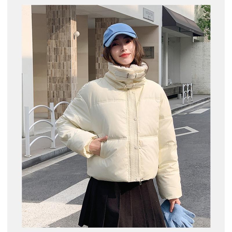 Fluffy And Short Down Jacket With Thickened Bread Coat For Women