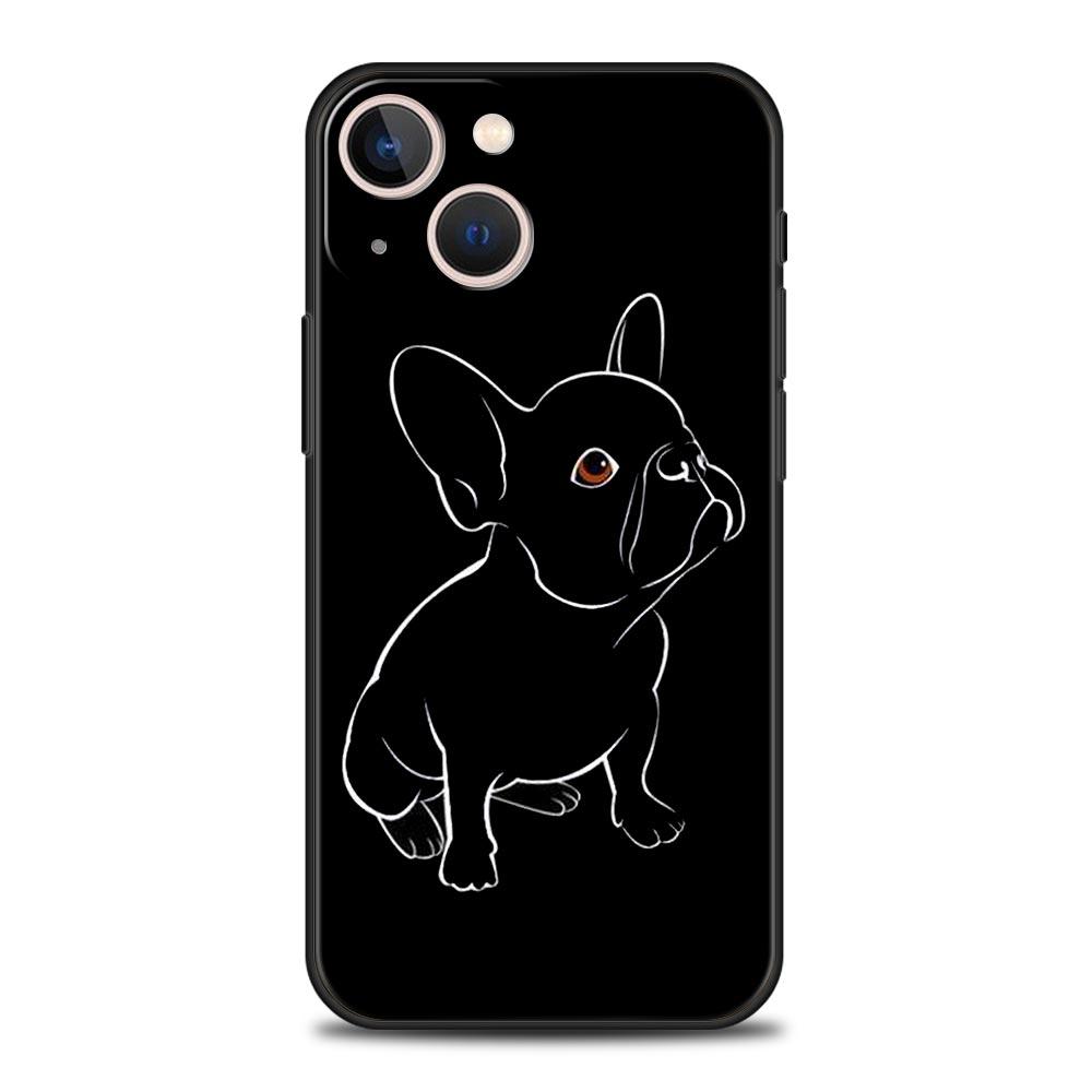Coque de téléphone bouledogue français pour iPhone Samsung Galaxy Redmi Xiaomi Oppo OnePlus Note SA 7 8 9 10 11 12 13 14 20 21 22 23 53 54 Pro Max Plus Ultra