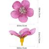 50/100 Stück Mini Gänseblümchen Künstliche Blumenköpfe Seide DIY Bilderrahmen Foto Requisiten Heimdeko Muttertag Hochzeit Dekoration