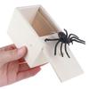 Funny Wooden Spider Box Hidden In Case Joke Gag Toy Halloween Gift