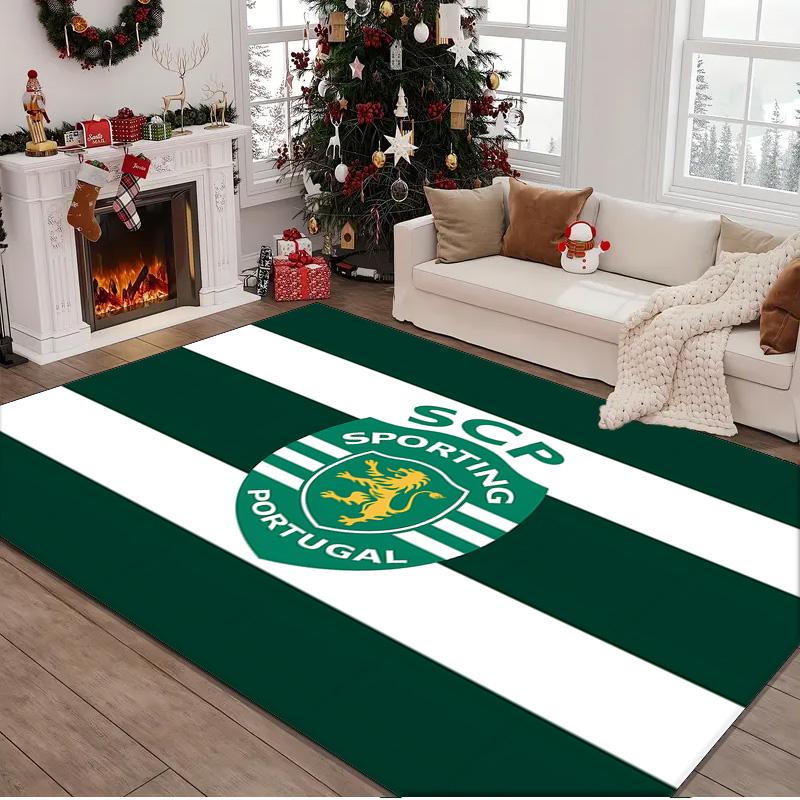 1PC rug Sporting football Crest Carpet, Chair Rug,Area Rug for Office Bedroom living rooms bedroom, Doormat decor Christmas fan gifts