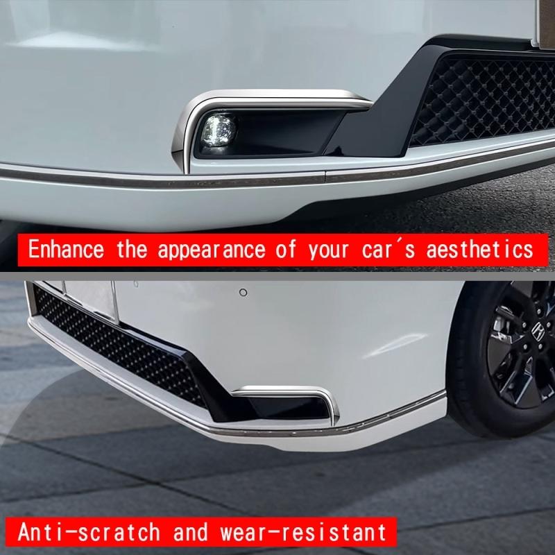 For Honda Stepwgn Spada RP8   2024  ABS black Front Bumper Front FogLights frame  fog Lamp Cover Exterior accessories