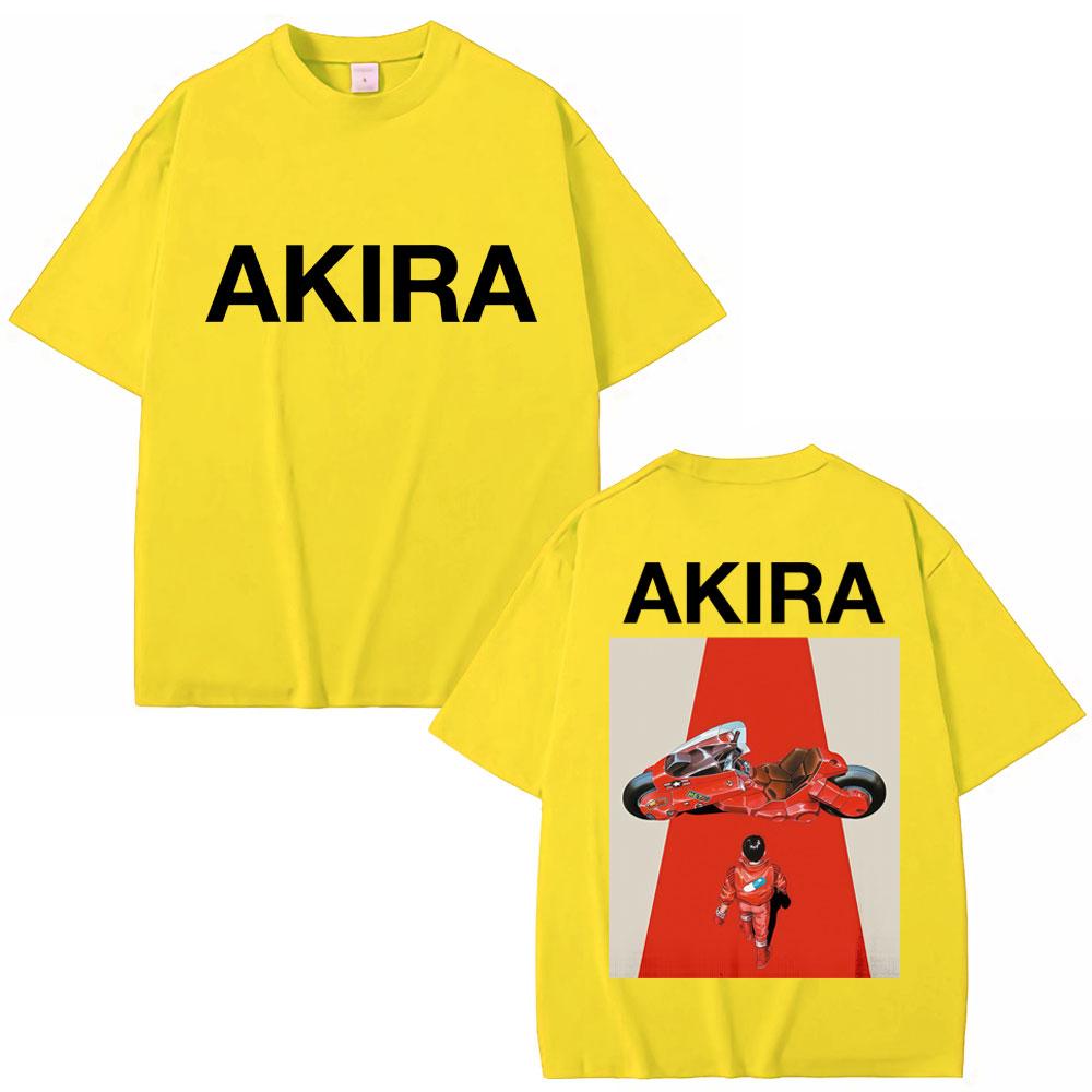 Anime Neo Tokyo Akira Tshirts Movie Science Fiction Harajuku Vintage Shotaro Kaneda T Shirt Unisex Women Oversized Cotton Tshirt