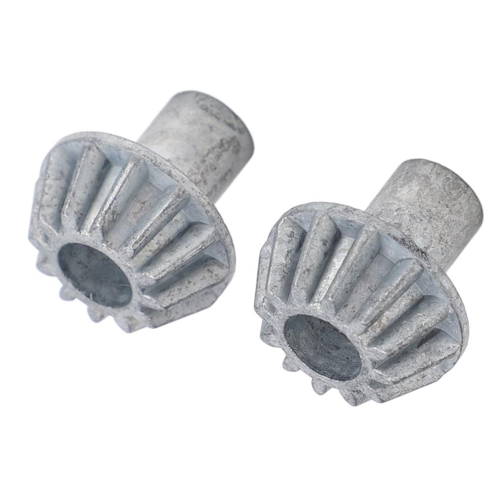 2Pcs RC Car Metal Bevel Gear Zinc Alloy 12T Metal Bevel Gear Replacement RC Parts for WLtoys 124008 124010 RC Cars