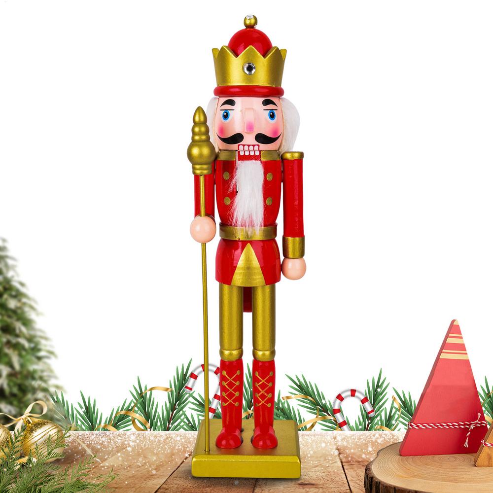 Christmas Decorations Nutcracker Ornaments Nutcracker Christmas Decor Festive Statue Party Supplies For Fireplace Shelf