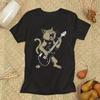 Funny Cat T Shirt Rock Playing Guitar for Music Lovers Perfect Owners and Best Friends